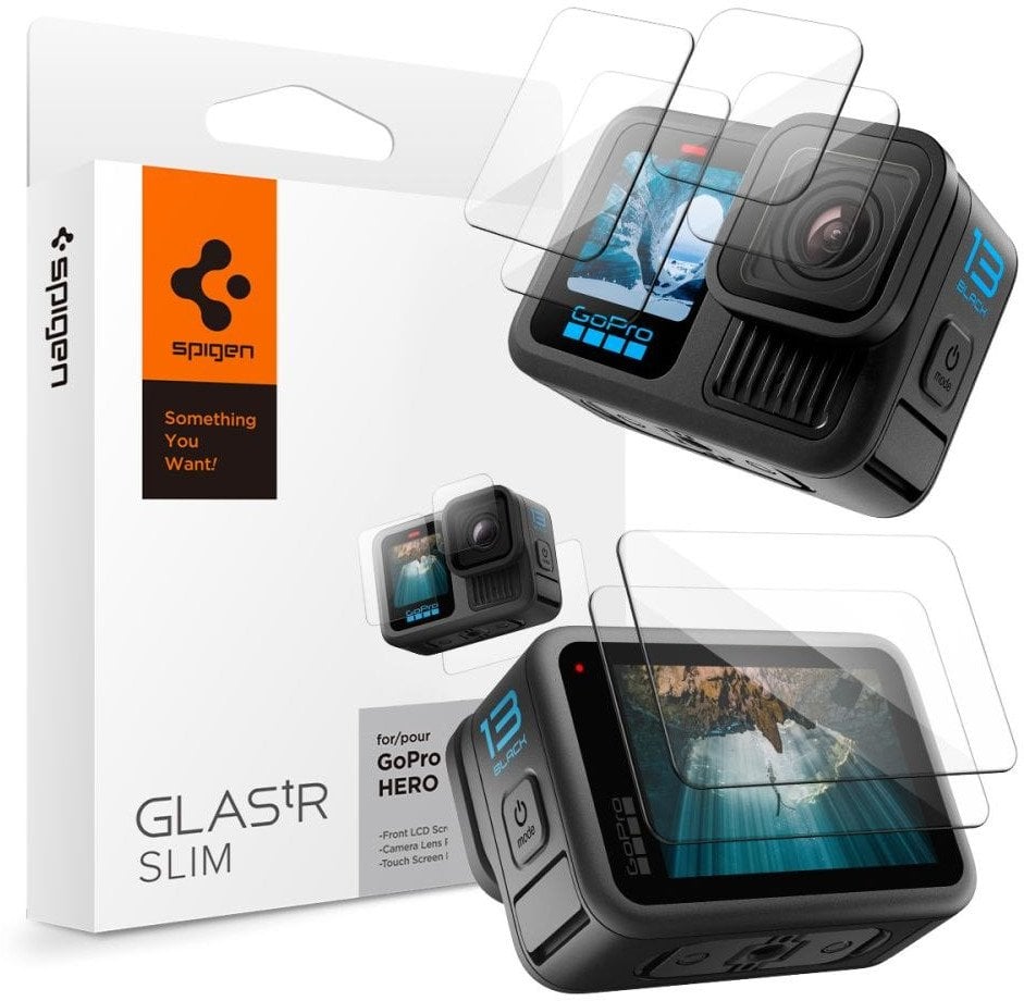 SZKŁO HARTOWANE SPIGEN GLAS.TR SLIM 2-SET GOPRO HERO 13 CLEAR