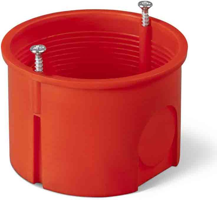 Elektro-Plast Puszka podtynkowa 60mm z wkrętami czerwona PK-60 PRO (0281-01)