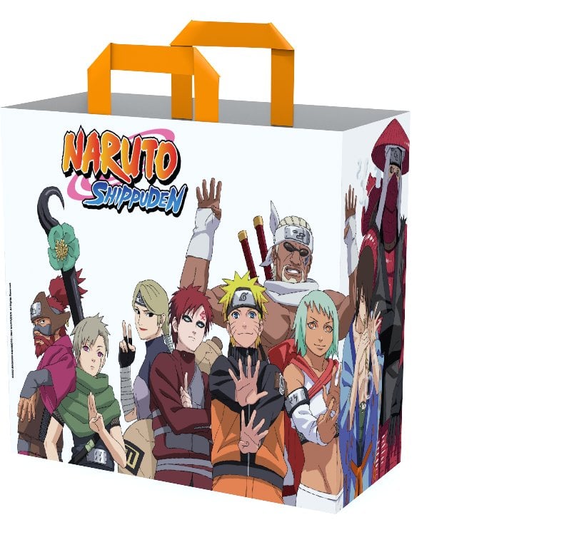 Konix Naruto Shopping Bag white