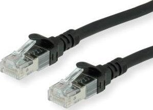Roline ROLINE - Patch- Cable - RJ- 45 (M) to RJ- 45 (M) - 30 cm - SFTP - CAT 6a - black (21.15.2975)