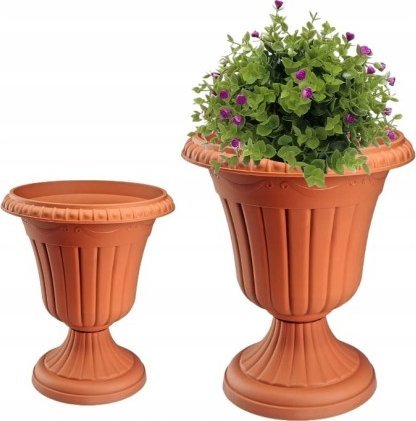 Galicja Gazon donica ogrodowa terakota klasyczna 37x37x43cm