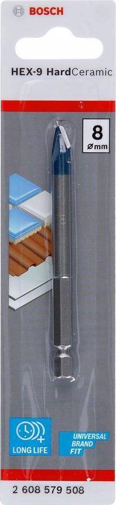 Wiertło Bosch Hex-9 Hard Ceramic Bosch (8x90mm)