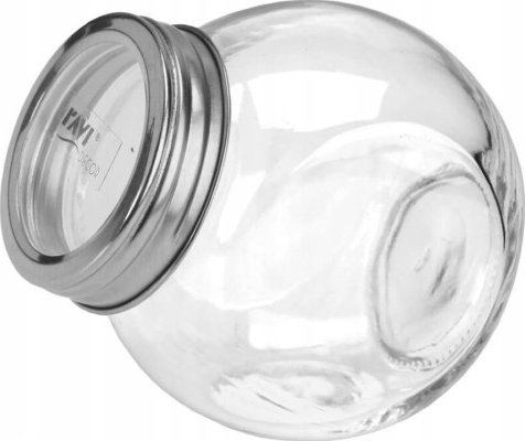 Ravi Pojemnik na przyprawy z zakrętką przyprawnik szklany 8x6 cm