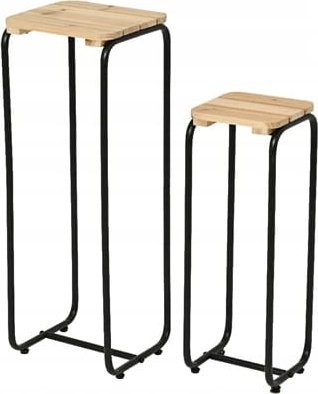 Kaemingk Kwietnik ozdobny stojący metalowy na kwiaty 66 cm