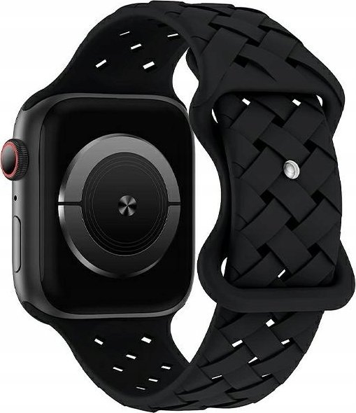 Beline Beline pasek Apple Watch Silicone Woven 42/44/45/49mm czarny /black box