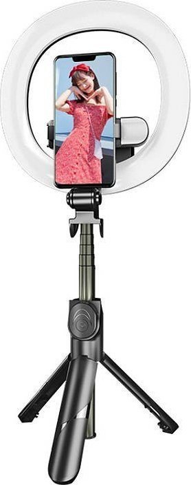 Selfie stick Puluz Selfie stick/statyw Puluz z podwójnym oświetleniem LED