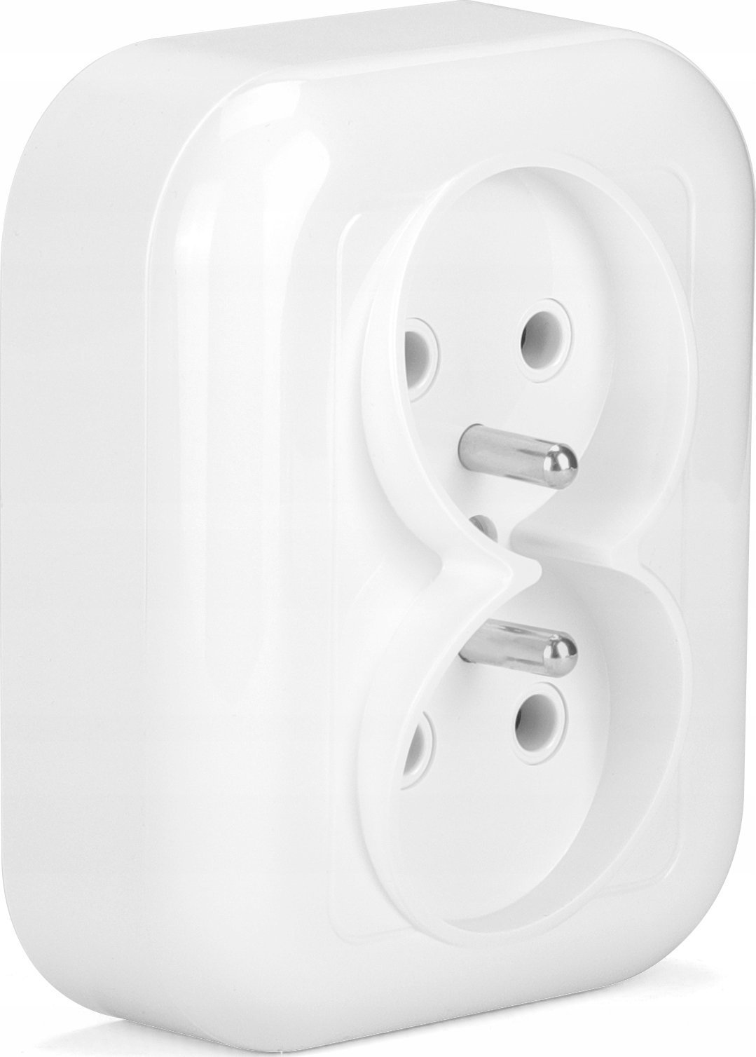 Montis Gniazdo wtyczkowe podwójne natynkowe z uziemieniem EXTENSA MT082Z