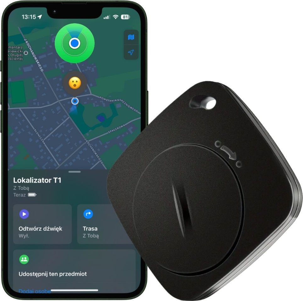 Moduł GPS Spreest LOKALIZATOR KLUCZY GPS BRELOK MINI DŹWIĘKOWY BLUETOOTH FIND MY TAG TRACKER