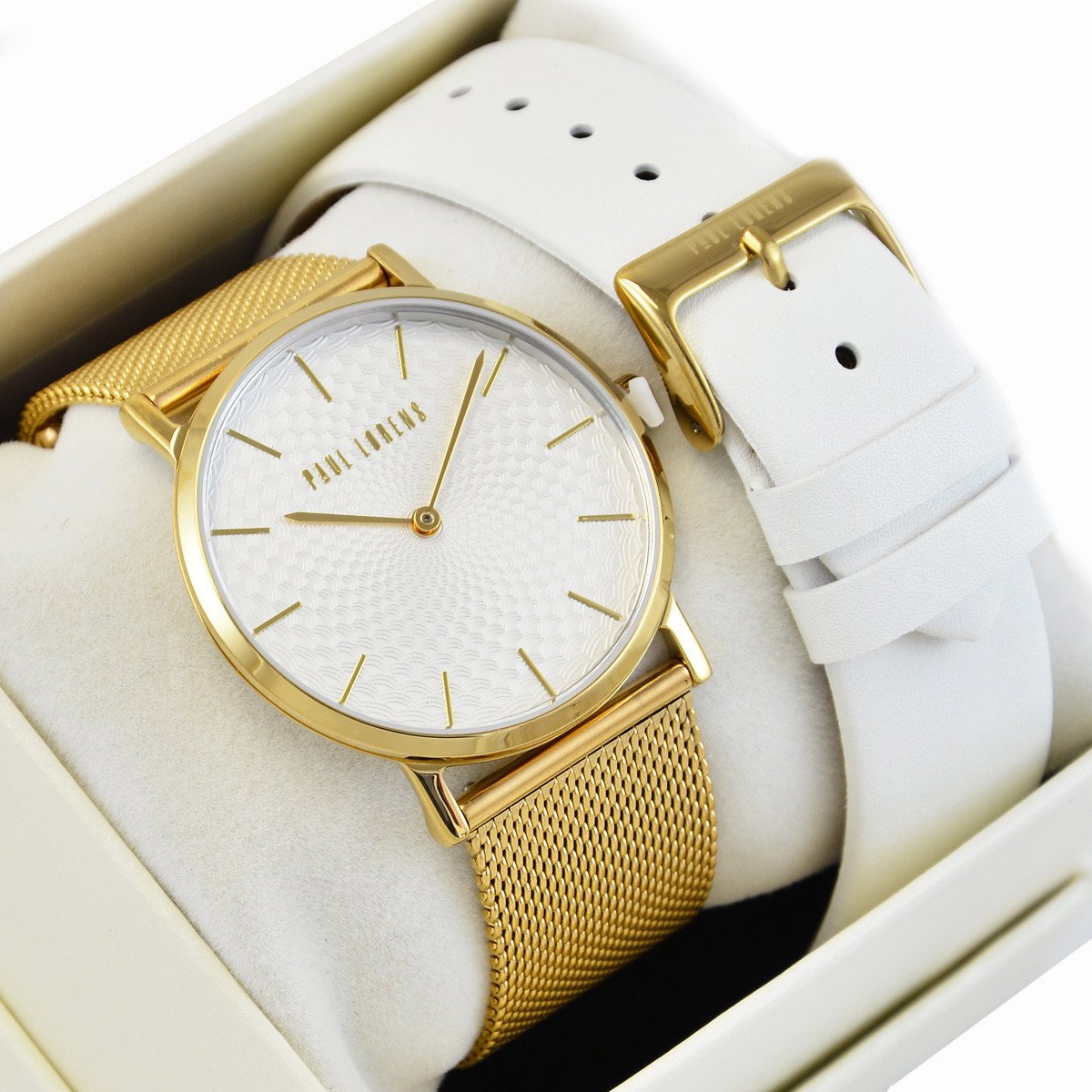 Zegarek damski Paul Lorens SEFIRA PL8709A1-3C2 z dwoma paskami