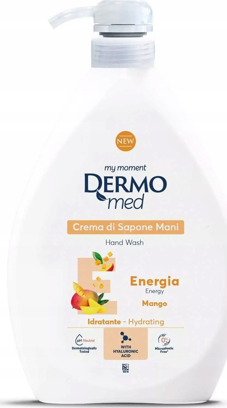 Dermomed Mydło do rąk w kremie Energia Mango 1000 ml