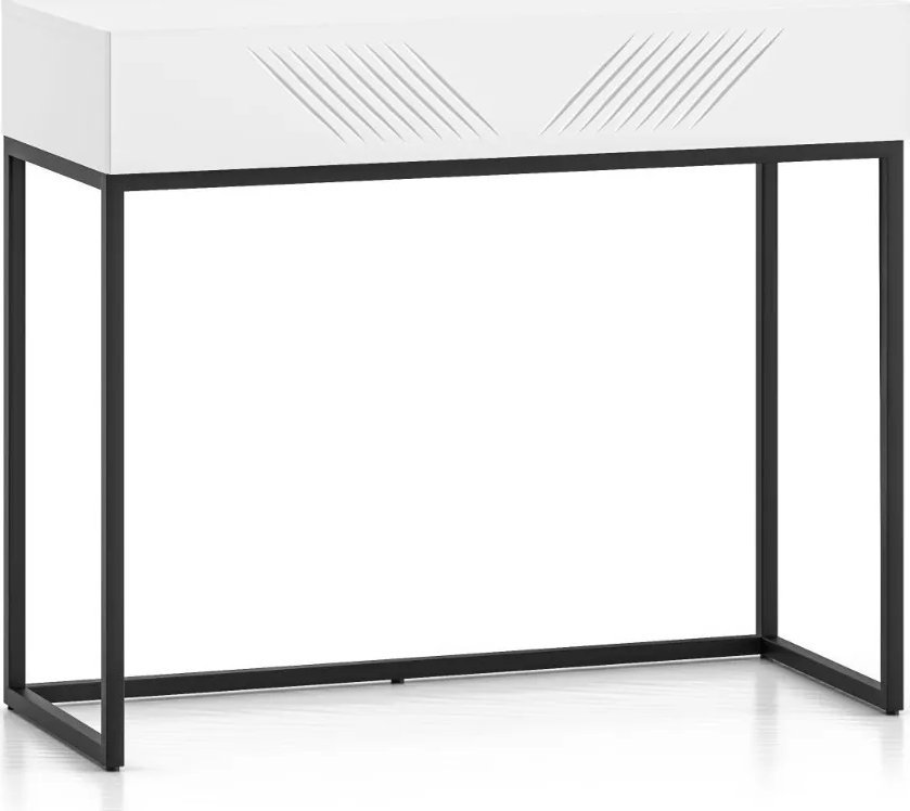 ML Meble Toaletka KLARA biały mat ML MEBLE