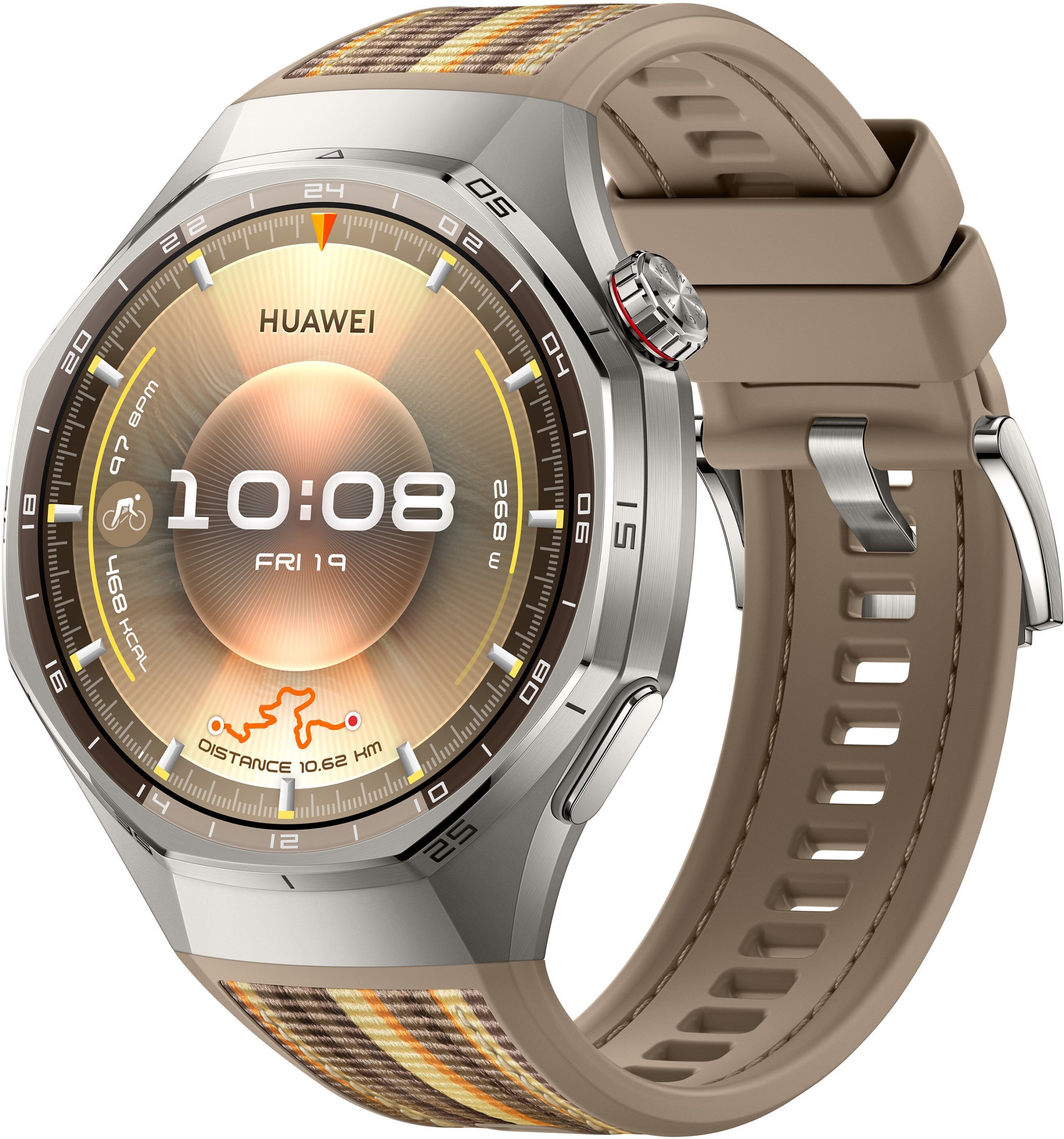 Smartwatch Huawei Watch GT6 Pro 46mm Safari Brązowy (55020FTS)