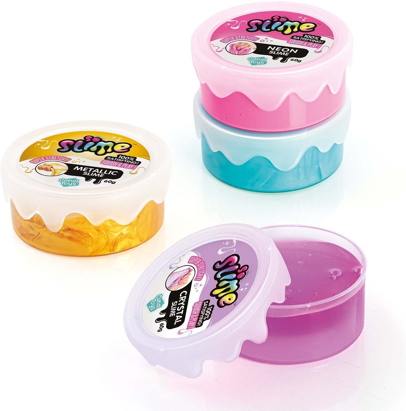 Canal Toys Thekendisplay Collectible Slime Pots