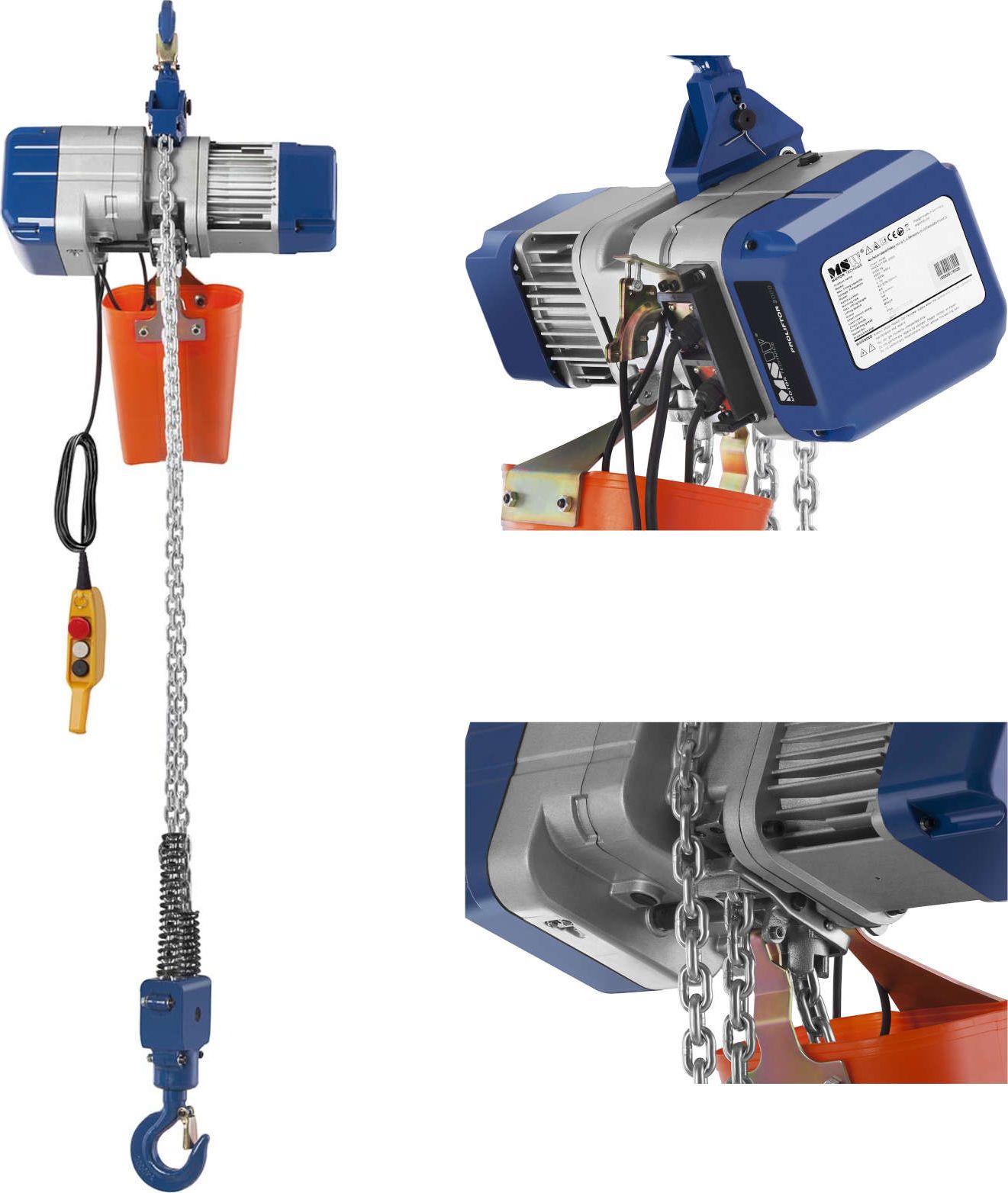 MSW Wciągnik wciągarka wyciągarka łańcuchowa elektryczna 2000kg 6m PROLIFTOR 2000 MSW