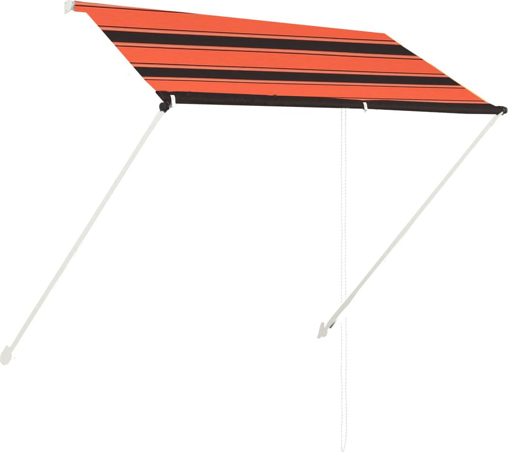 vidaXL Zwijana markiza, 200x150 cm, pomarańczowo-brązowa