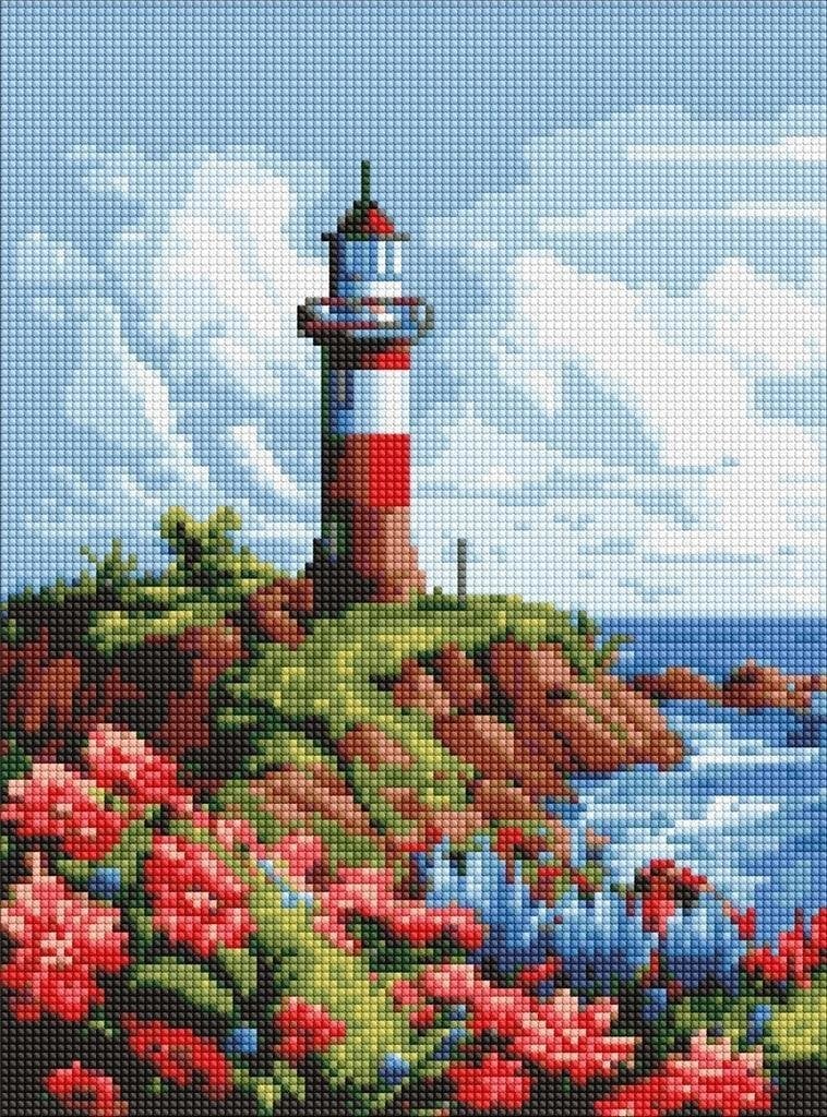 Norimpex Diamentowa mozaika - Malownicza kraina 30x40cm