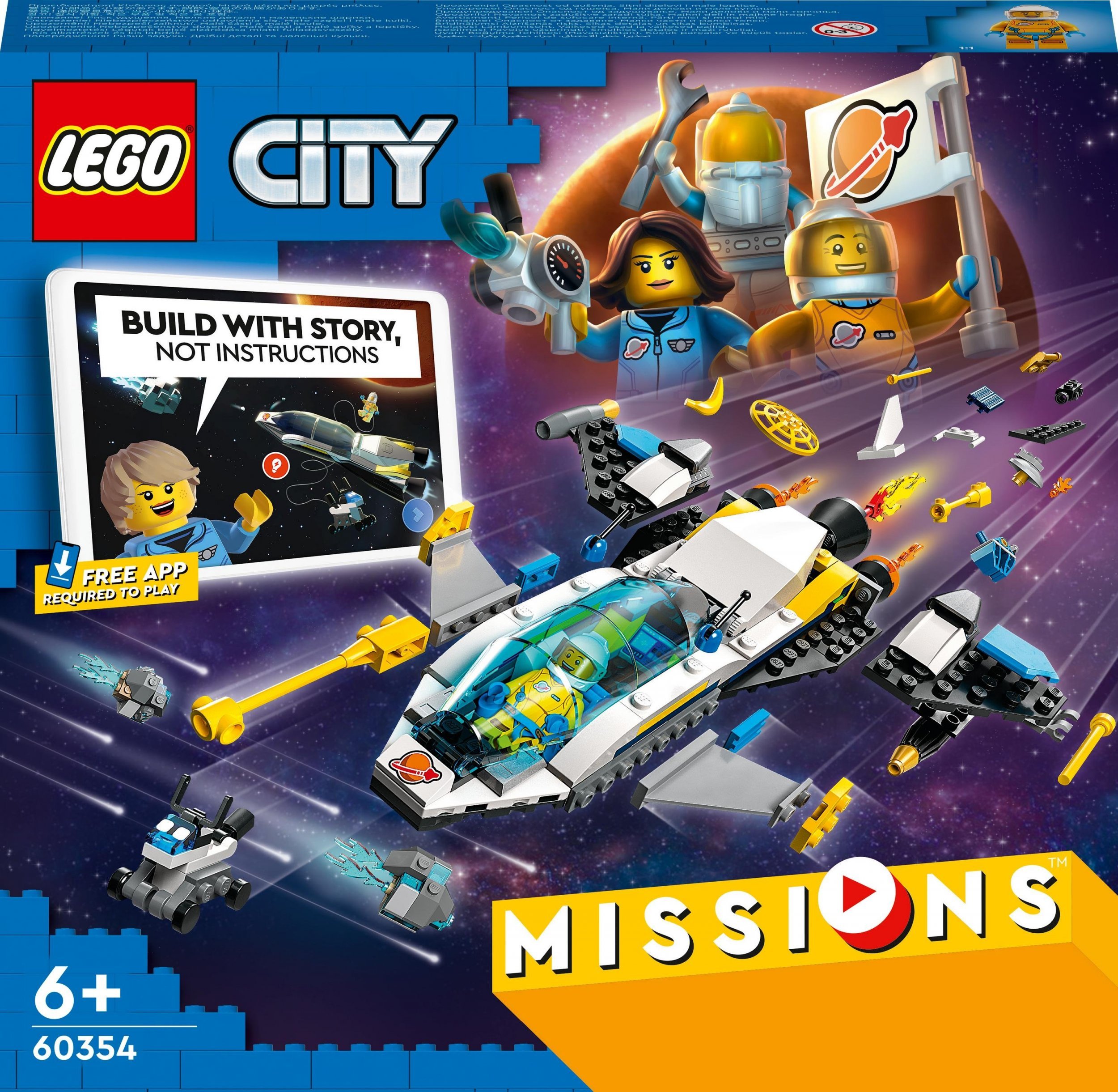 LEGO City Wyprawy badawcze statkiem marsjańskim (60354)