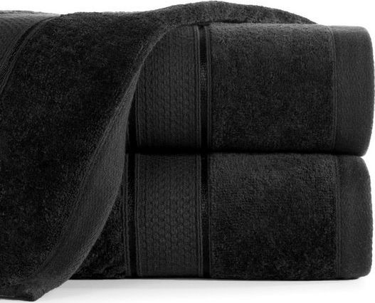 Lumarko Ręcznik JESSI 50x90cm czarny