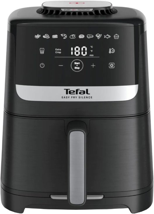 Frytkownica beztłuszczowa Tefal EY5528E0 Airfryer XXL Czarny