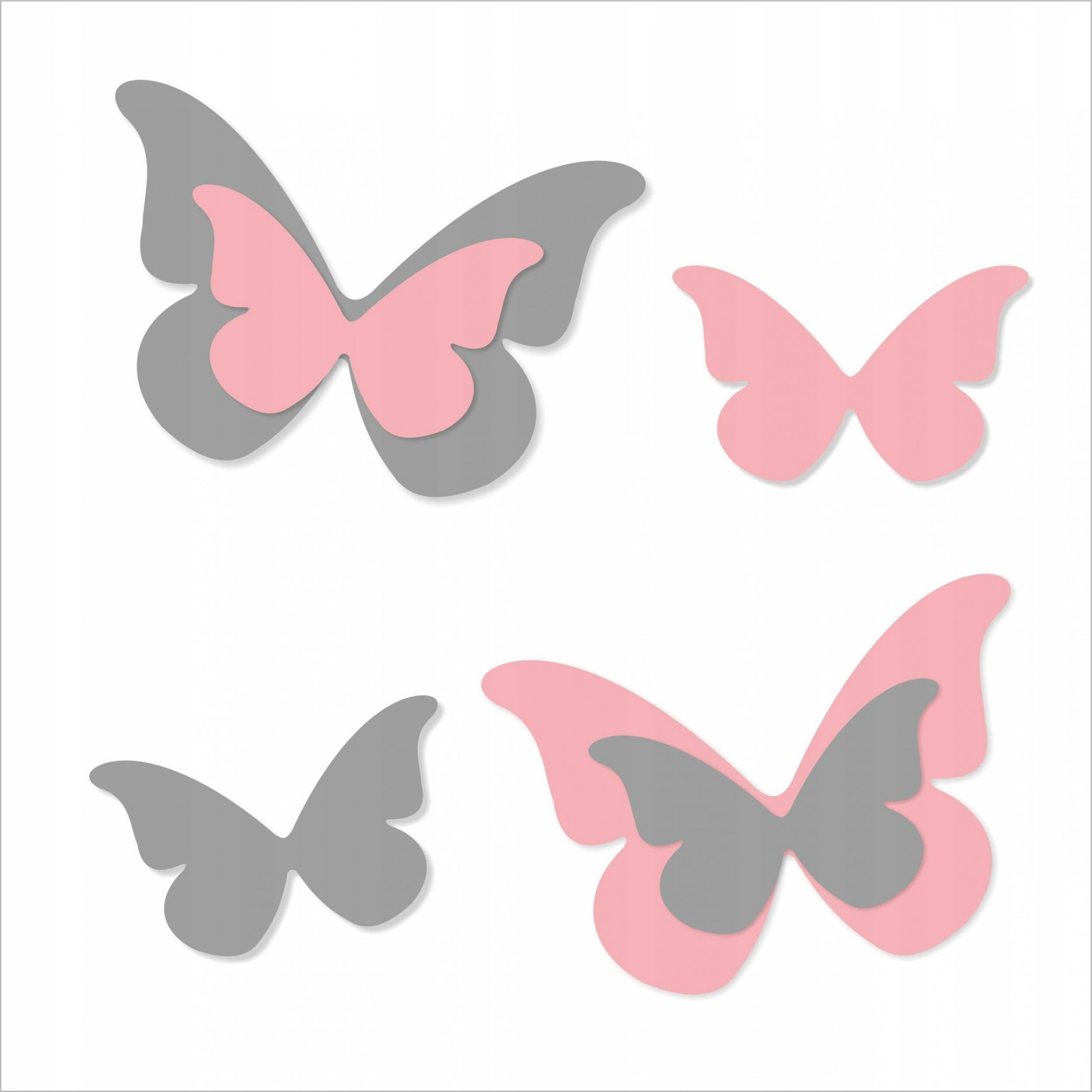 details ozdoby na sciane 3d motylki decor 4 szt