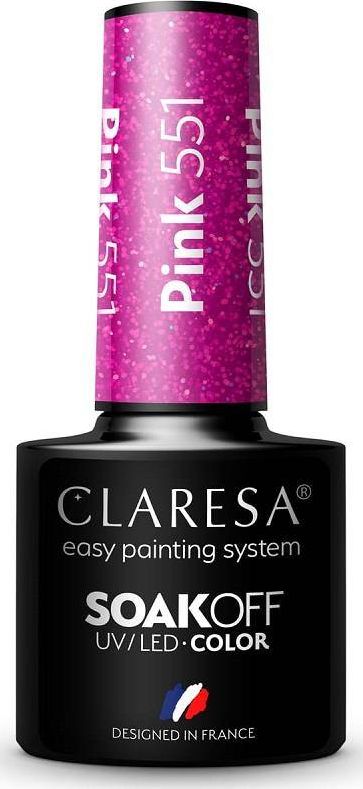 Claresa Claresa Soak Off UV/LED Pink lakier hybrydowy 551 5g