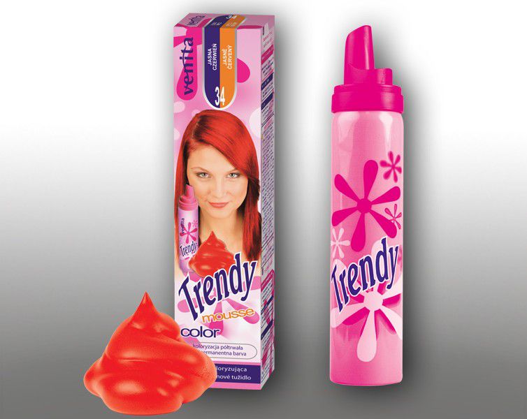 Venita Pianka koloryzująca Trendy Color 75ml 34 jasna czerwień