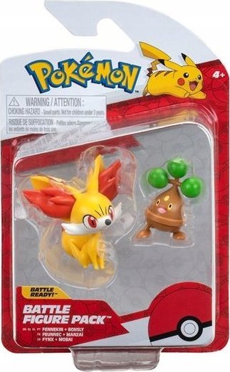 Figurka Pokemon Pokémon - Battle Figure - Fennekin and Bonsly (PKW3012) /Figures /Multi
