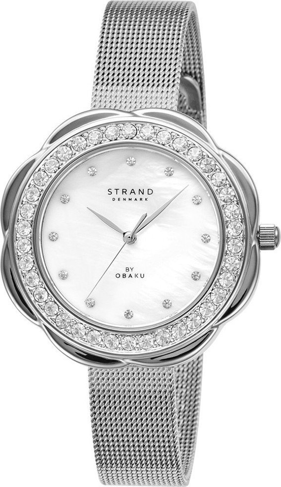 Zegarek Strand Zegarek damski Strand S735LXCWMC CYRKONIE srebrny