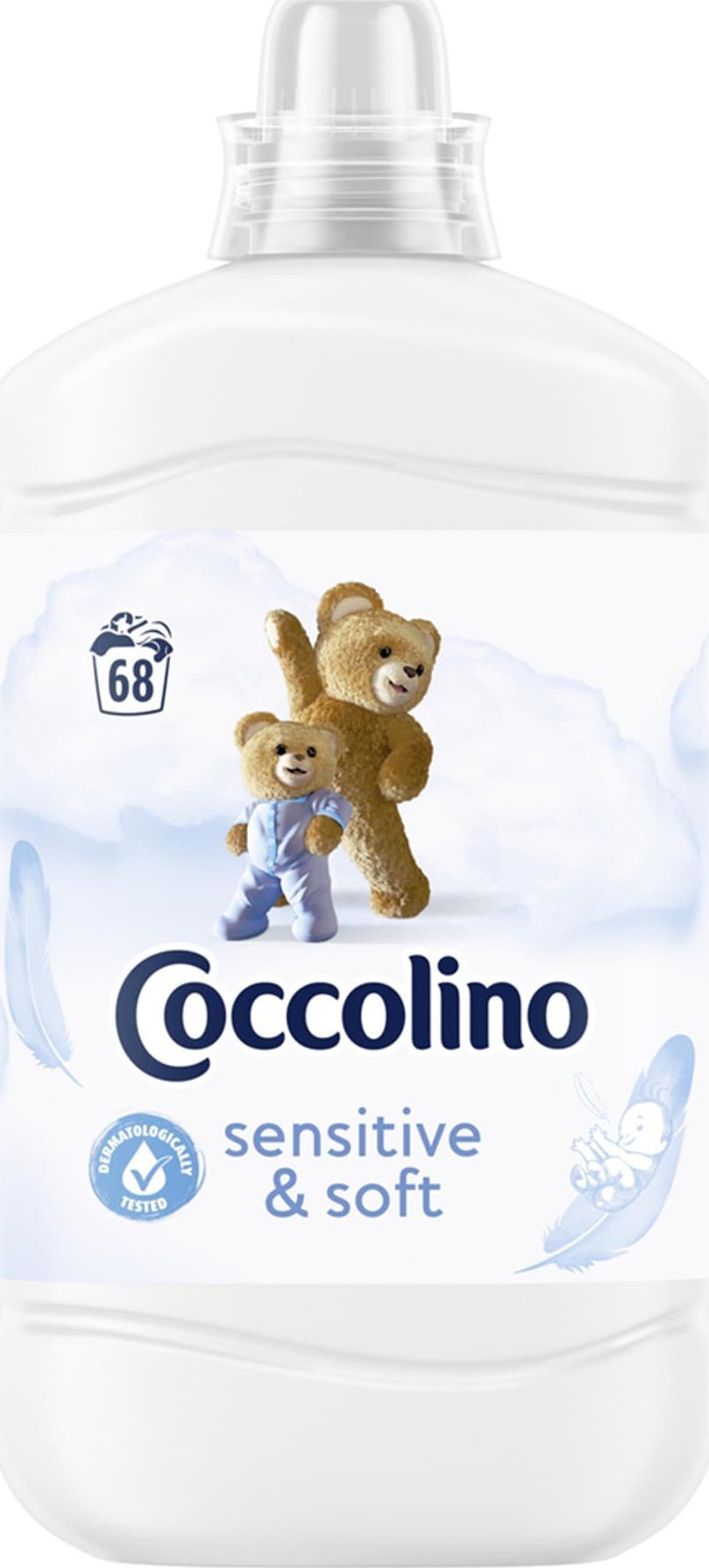Coccolino Sensitive & Soft Płyn do płukania tkanin koncentrat (68 prań) 1700 ml