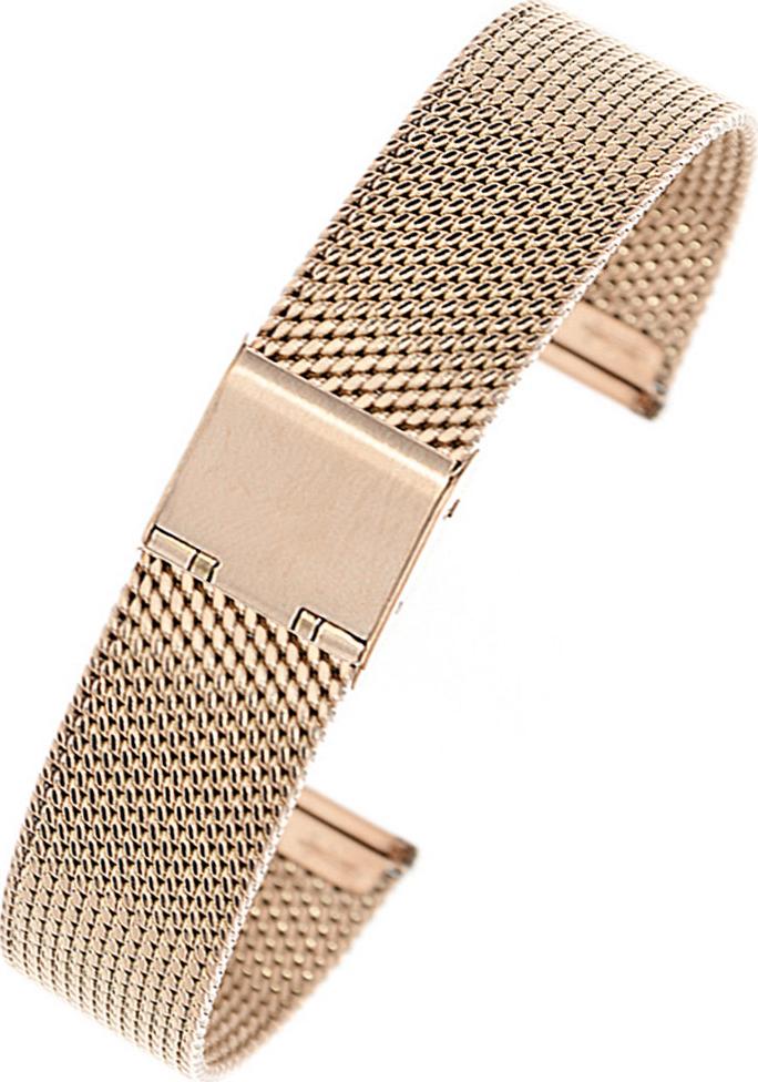 Jordan Kerr Bransoleta mesh JK PRO2403- IPG rose gold -24mm