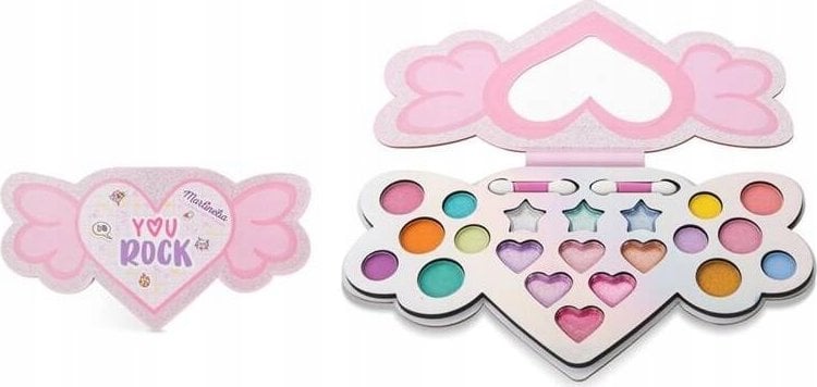 MARTINELIA_Heart Palette paleta do makijażu w kształcie serca