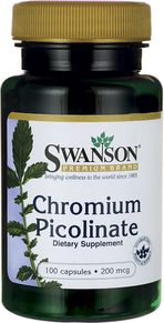 Swanson Chrom Pikolinian 200mcg 100 kaps.