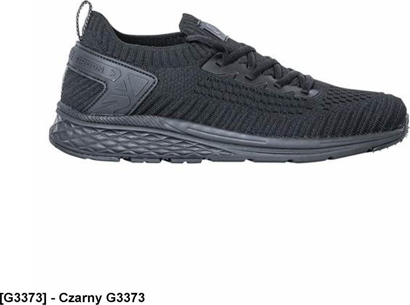 Ardon AMBLE WHITE G33 - męskie półbuty sportowe, cholewka dzianina, lekkie, wygodne, podeszwa EVA/guma - Czarny G3373 45