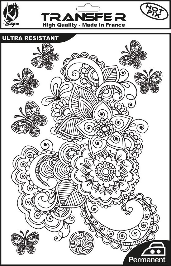 Ki-Sign Naprasow. A4 Czarna Arabeska