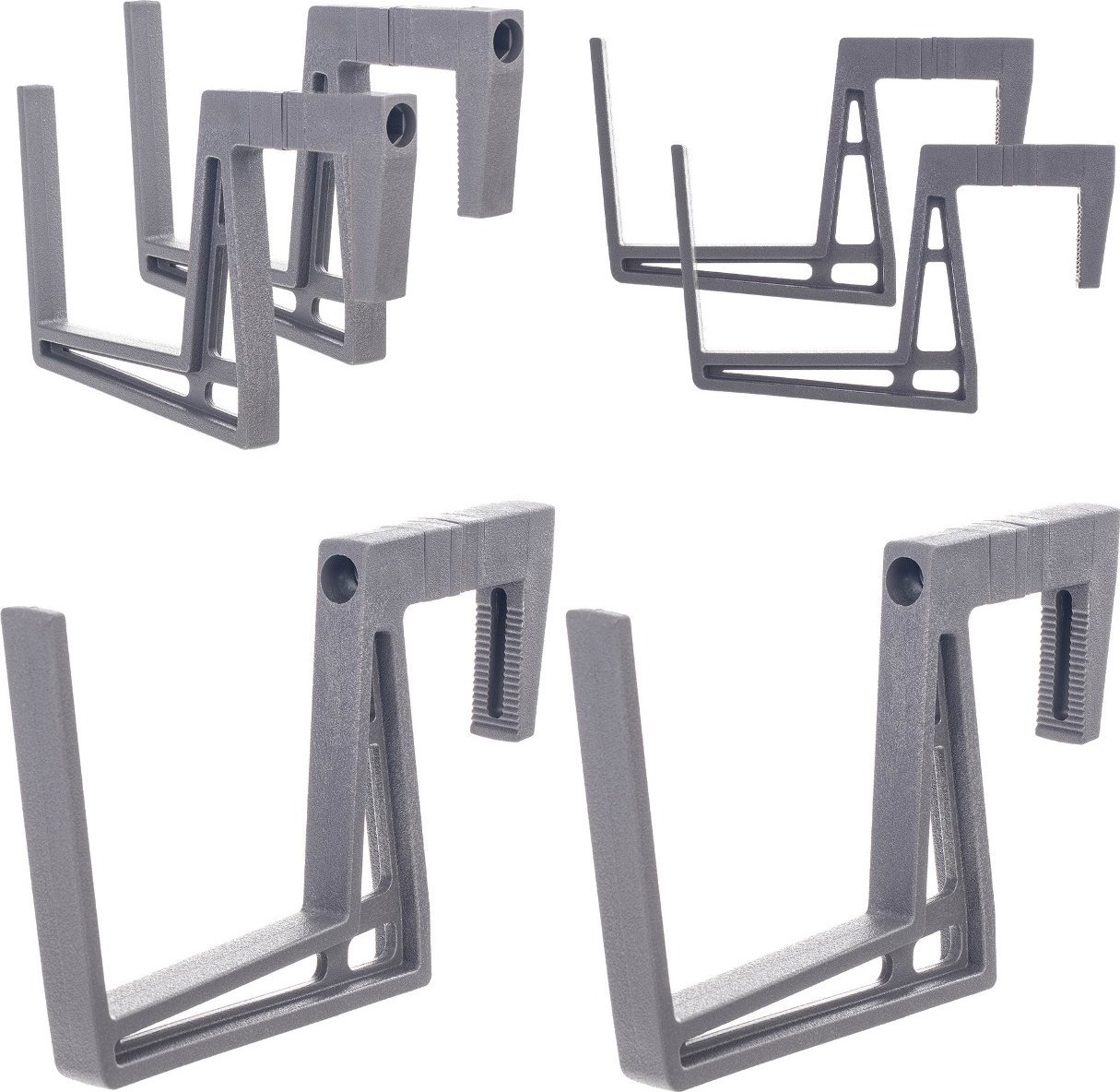 KADAX Uchwyt Wieszak Na Doniczkę Skrzynkę Balkonową Hak Regulowany Zestaw 2 szt