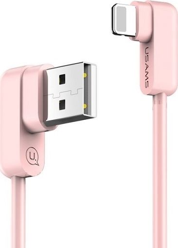 Kabel USB Usams USB-A - Lightning 1.2 m Różowy (IPUSBCY03)