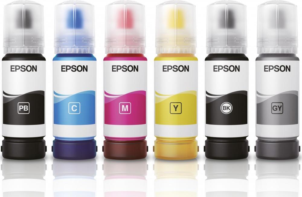 Tusz Epson Epson oryginalny ink / tusz C13T07D14A, photo black, Epson EcoTank L8160, L8180
