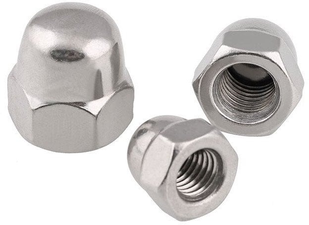 NUT DIN1587 M12 ZN 4PCS