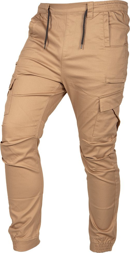 Neo Spodnie robocze OUTDOOR, typu jogger, beżowe, rozmiar M