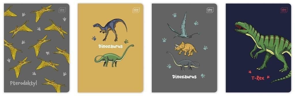 Zeszyt A5/32K trzylinia kolor Dinozaurus (10szt)