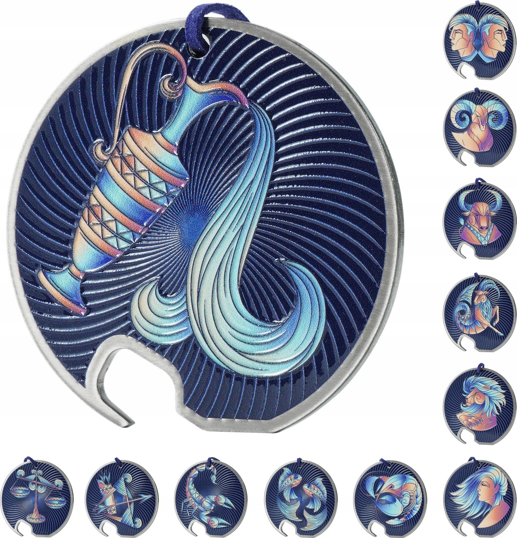 Kadax Otwieracz Stalowy Do Butelek Kapsli Zodiak Wodnik