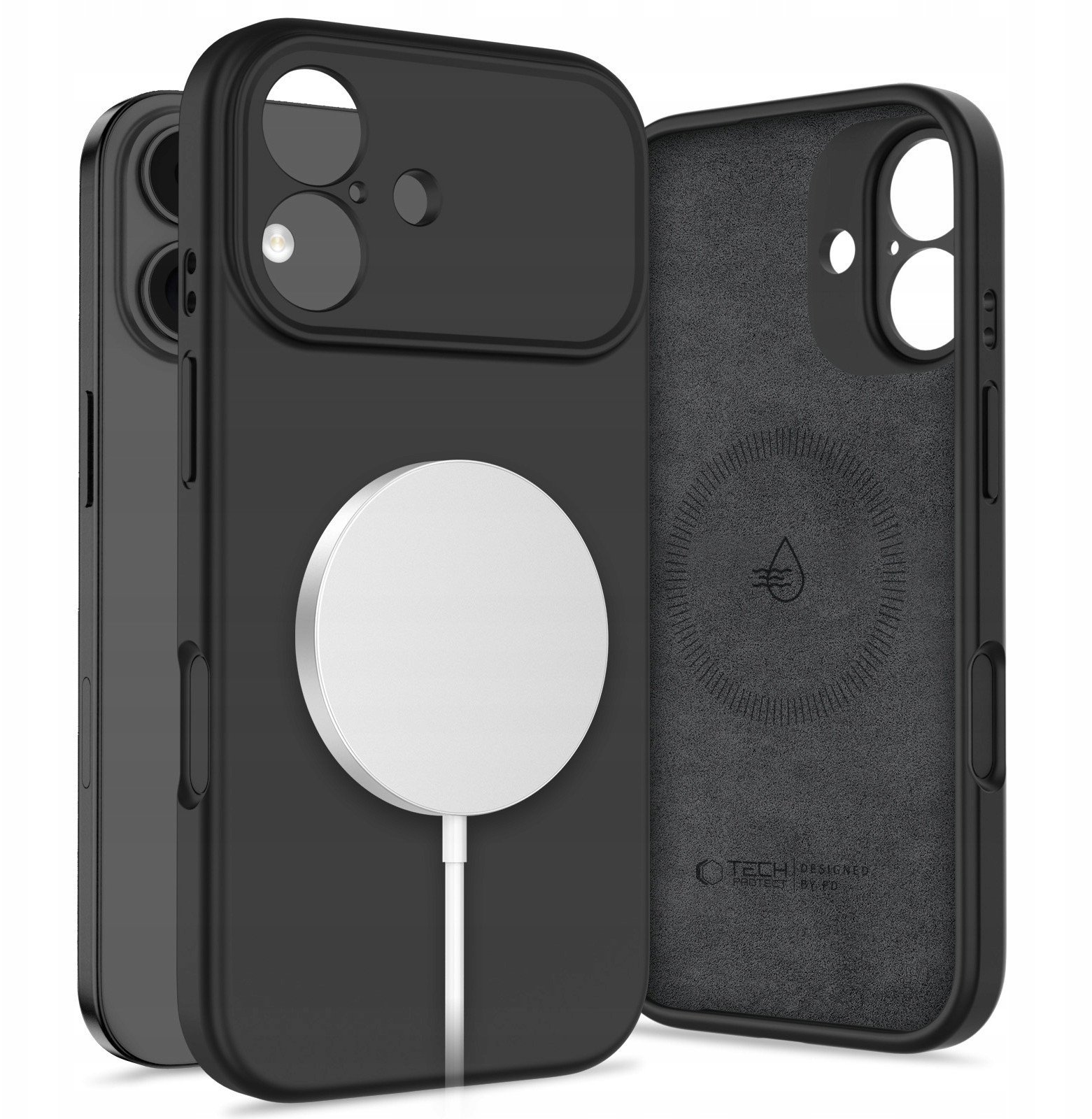 Etui Tech-Protect Silicone MagSafe do Apple iPhone 17 Black