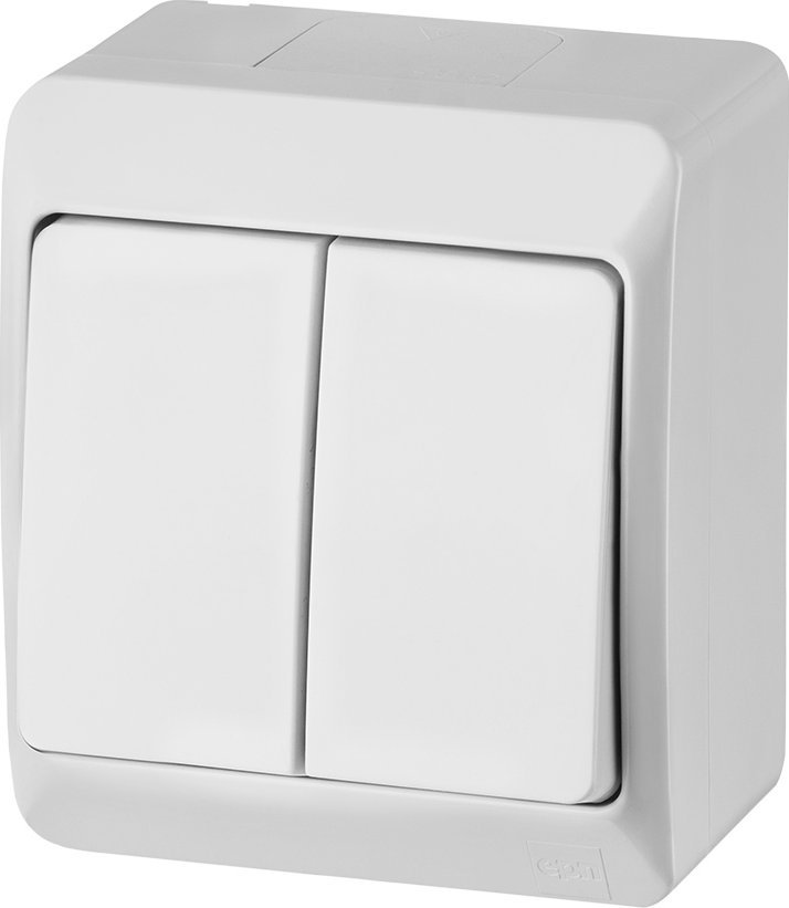 Elektro-Plast Łącznik natynkowy ŁNT Hermes świecznikowy biały (0332-02)