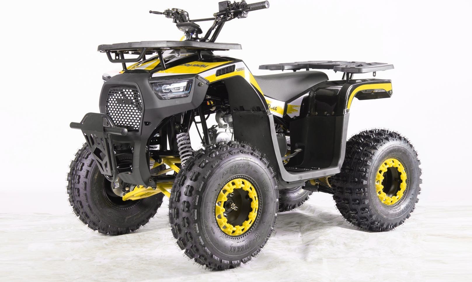 1DEA.me Pojazd Quad Spalinowy 120CC DISCOVERER Żółty