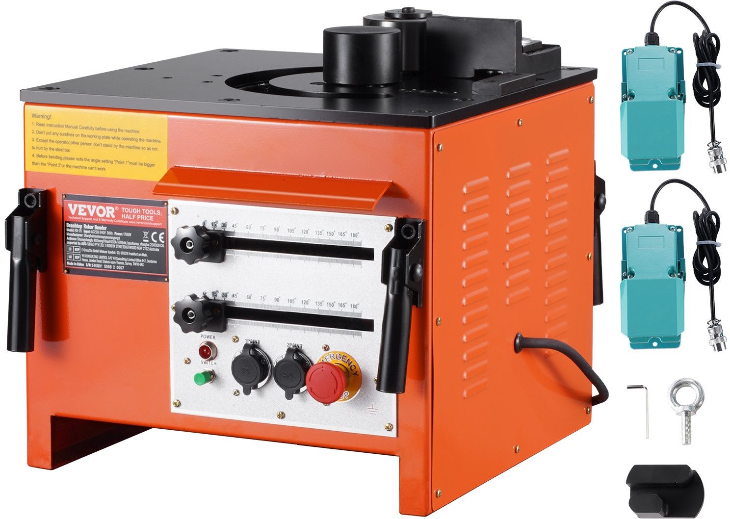 Elektryczna stołowa giętarka do rur 1700 W 4-25 mm