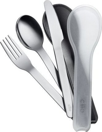 Cilio Zestaw sztućców w etui, 3 el., stal nierdzewna, 19 cm / Cilio