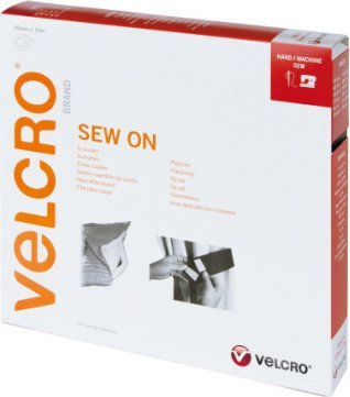 Velcro VELCRO rzep z haczykami i pętelkami do szycia 30 mm x 10 m biały