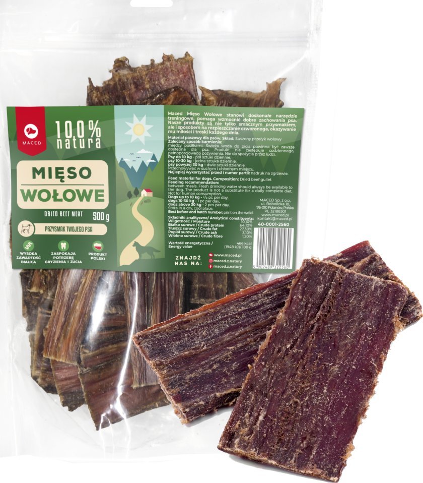 Maced 100% Natura mięso wołowe 500 G