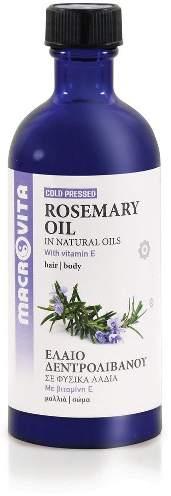 MACROVITA OLEJ ROZMARYNOWY w naturalnych olejach tłoczony na zimno z witaminą E 100ml