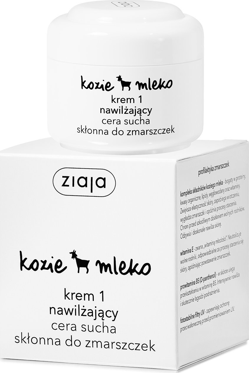 Ziaja Kozie Mleko Krem nawilżający cera sucha skłonna do zmarszczek 50 ml